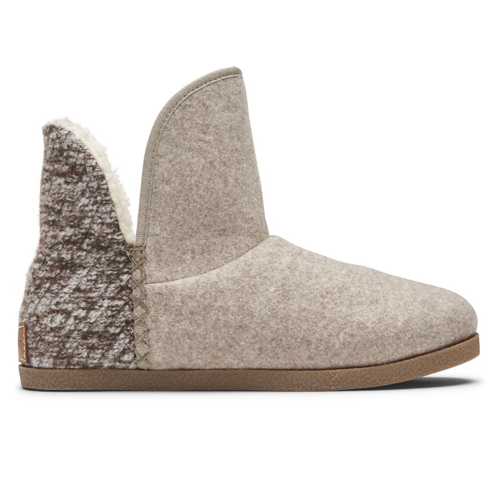 Botins Mulher Rockport Trutech Veda Slipper Cinzentas,Portugal KMOAU-4175